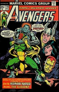 Avengers (1963 series) #135 VG+ Condition 1st Print (Marvel Comics, May 1975) - Imagen 1 de 4