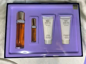 ELIZABETH TAYLOR WHITE DIAMONDS 100ML EDT/ 15ML EDP/100ML WASH/ 100ML BODY CREAM - Picture 1 of 14