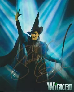 Stephanie J Block HAND SIGNED 8x10 Photo Autograph, Wicked The Musical Elphaba D - Picture 1 of 2