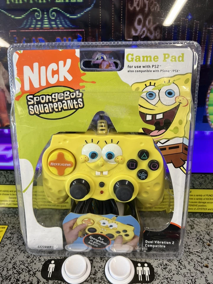 Viacom Nickelodeon Nick SpongeBob SquarePants Sony PS2 Controller Brand New MINT - Image 1 of 4