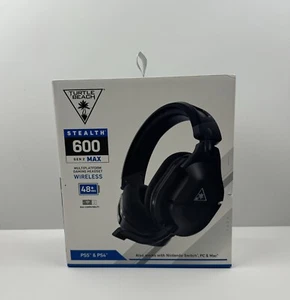 Turtle Beach Stealth 600 Gen 2 Max Black Wireless PS5 & PS4 Open Box beschädigt - Bild 1 von 6