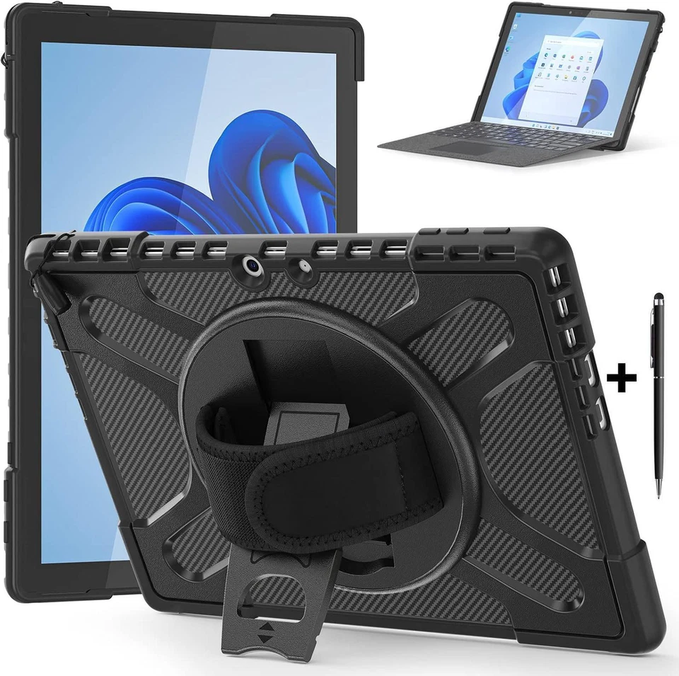 Cover Case For Microsoft Surface Pro 11 10 9 8 7 6 5 4 Go 4 3 2 1 with Stand - Image 1 of 4