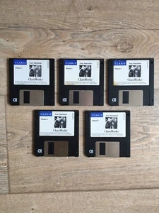 CLARISWORKS 2.0 FOR MACINTOSH (BEFORE APPLEWORKS) 4 FLOPPY DISK TESTED (1994) - Photo 1/2