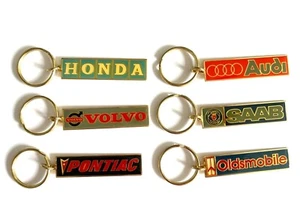 Collectible Keychain HONDA AUDI NISSAN VOLVO SAAB PONTIAC OLDSMOBILE 1 Item Only - Picture 1 of 9