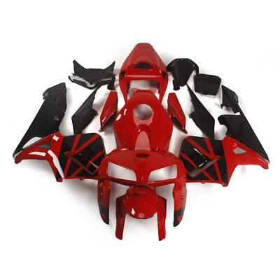 Fairing Kit For 2005 2006 Honda CBR600RR F5 05 ABS Injection Red Black Bodywork - Image 1 of 4