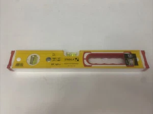 NEU STABILA 37416 16"" STRAPAZIERFÄHIGE ALUMINIUMWAAGE MIT STOSSDÄMPFENDEN KAPPEN. NEU S - Bild 1 von 24