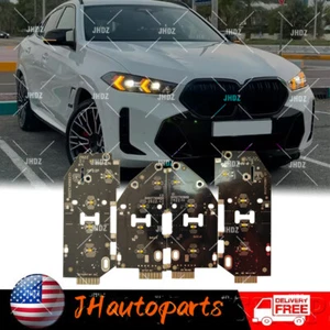 Amber Angel Eye DRL LED Boards For BMW G05 G06 LCI X5 X6 2024 2025 LED Headlight - Picture 1 of 8