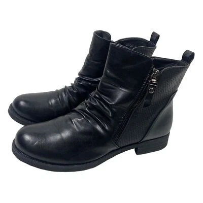 Botines Corkys Cherish de cuero vegano negro EE. UU. 8 Foto 1 de 4