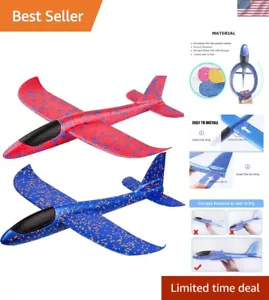Large Foam Airplanes for Kids - 2 Flight Modes, Perfect Birthday Gifts - Picture 1 of 11