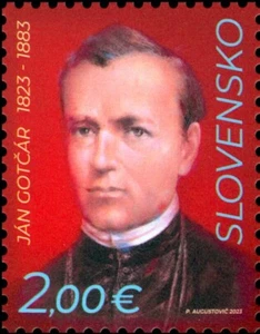 slovakia 2023 slovaquie Jan Gotcar 1823 1883 Slovak Catholic priest portrait 1v - Picture 1 of 1