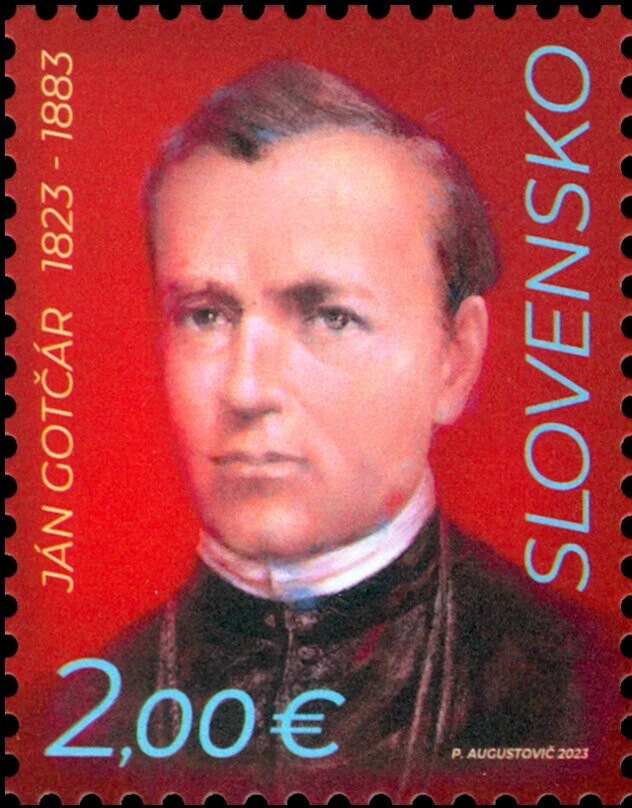 slovakia 2023 slovaquie Jan Gotcar 1823 1883 Slovak Catholic priest portrait 1v - Image 1 of 1