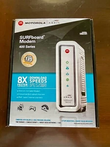 Motorola SURFboard (SB6141) 343 Mbps Modem (400 Series) - New in Box - Picture 1 of 5