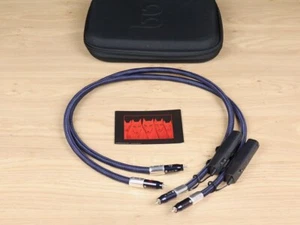 AudioQuest Wild Blue Yonder highend silver audio interconnects RCA 1,0 metre - Imagen 1 de 3