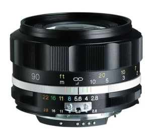 Voigtlander SLR-Mount 90mm F2.8 APO-SCOPAR SLIIs for Nikon , Black Rim BRAND NEW - Picture 1 of 4