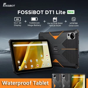 Fossibot DT1 Lite Rugged Tablet Android 13 10.4'' 2K 4GB RAM 64GB RAM 11000mAh - Picture 1 of 18