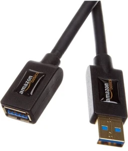 USB-A 3.0 Extension Cable, 4.8Gbps High Speed, Gold Plated Male to Female Connec - Picture 1 of 5