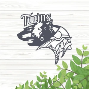 Minnesota Sports Metal Sign Vikings Twins Wild Timberwolves Home Decor Wall Art - Picture 1 of 3