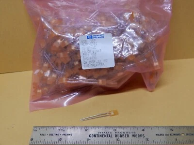 HP HLMP-S503 Yellow Rectangular LED's NOS Qty 500 - Image 1 of 4