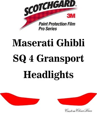 Proteção de pintura 3M Scotchgard Pro Series 19 2020 2021 Maserati Ghibli Gransport - Imagem 1 de 3