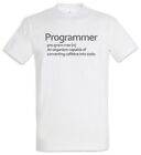 Programmer T-Shirt Caffeine Coffee Code Computer Sciene Scientist Coder Fun Geek