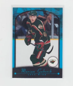 00/01 Topps Premier Plus Minnesota Wild Marian Gaborik Rookie RC card #130 - Picture 1 of 2