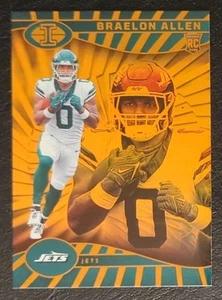 2024 Panini Illusions Fútbol Braelon Allen RC Naranja Trofeo Colección #67 - Imagen 1 de 2