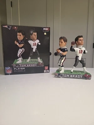 Tom Brady New England Patriots/Tampa Bay NFL Passing Yards Record Bobblehead Foto 1 de 4