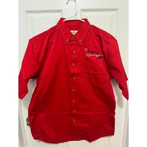 Vintage Pontiac Racing Kurzarmhemd mit Button-Down-Kragen und Taschen Größe Large - Bild 1 von 3