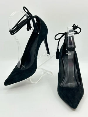 Замшевые туфли-лодочки JOIE Angelynn на шпильке размер ЕС 37,5/США размер 6,5-7 черные Wmn - Изображение 1 из 4