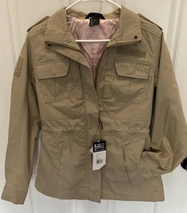 5.11 Tactical L Khaki Taclite Small Field Jacket Women New With Tags Tan - Picture 1 of 17