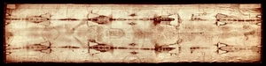 Shroud of Turin Jesus Christ Burial Cloth Photo Poster Print 9 x 36 in XL - Picture 1 of 3