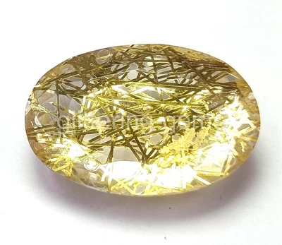 66.55 Ct Oval Golden Quartz IGL Certified Transparent Loose Gems 5AOQ - Image 1 of 4