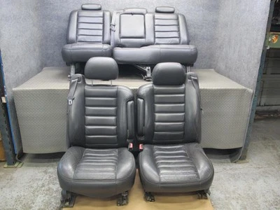 HUMMER H2 SUT 2005-2007 JUEGO ASIENTOS DELANTEROS Y TRASEROS IZQUIERDO LADO DERECHO CUERO NEGRO Foto 1 de 4