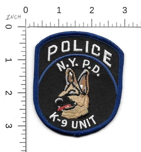 K-9 EINHEIT -- NEW YORK SAMMLERSTÜCK POLIZEI HUND K9 NYPD PATCH - Bild 1 von 2