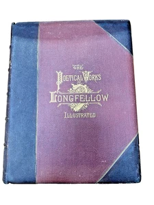 Antik 1882 Die poetischen Werke von Henry Wadsworth Longfellow Illustrated Band II - Bild 1 von 10