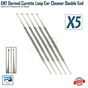 PROFI OHRENSCHMALZENTFERNER MEDIZINISCHER OHRREINIGER CHIRURGISCHER EDELSTAHL WERKZEUG - Bild 1 von 9