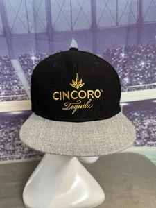 COCORO TEQUILA Hat Baseball Cap Snapback Melton Wool Black Gray Alcohol OSFM New - Picture 1 of 9