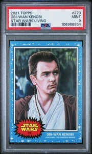 2021 Topps Star Wars Living Set #270 Obi-Wan Kenobi PSA 9 Mint 106968934 - Picture 1 of 2