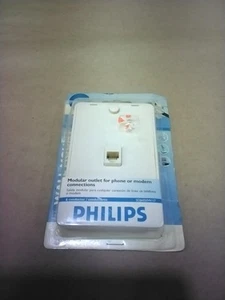 Prise modulaire Philips RJ12 pour connexions téléphone ou modem - Photo 1/4