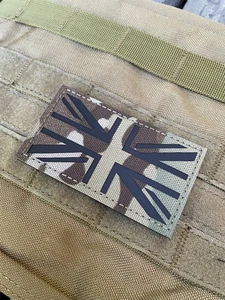 UK IR Flagge Aufnäher SAS SF SBS SRR SFSG British Army Union Flag Multicam - Bild 1 von 5