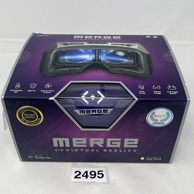 Merge AR/VR Headset Goggles Virtual Reality for Apple/Android - NEW Open Box - Image 1 of 4