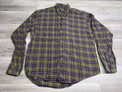 Camisa masculina vintage Y2K High Sierra tamanho G xadrez manga longa flanela - Imagem 1 de 4