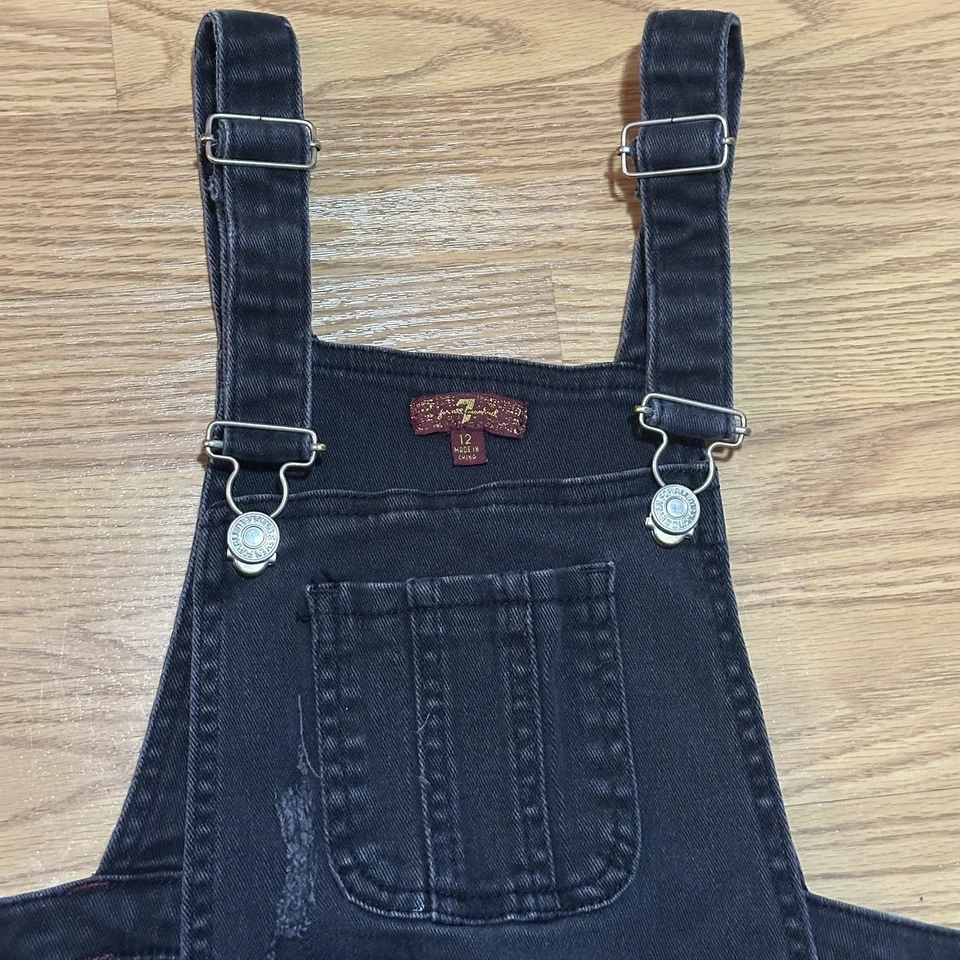 Mono vaquero para niñas 7 For All Mankind talla 12 Foto 1 de 4