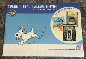 TINTIN / Hergé     PLV en plastique MILOU pour TOTAL   album TINTIN    2000 - Picture 1 of 2