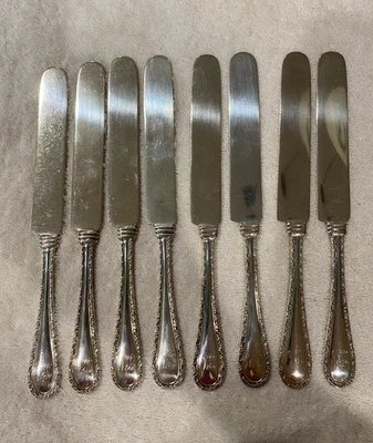 Cuchillos con monograma de 8-81/4” esterlina Shreve, Crumps Low CO Foto 1 de 2