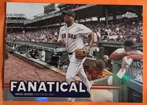 2025 Topps Chrome Fanatical Case Hit SSP Rafael Devers FAN-2 Red Sox Giants - Picture 1 of 2