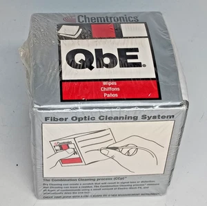 Chemtronics QbE Fiber Optic Cleaning 3 x 3 Wipes 200 per Roll - Picture 1 of 7
