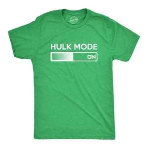 Camiseta Modo Hulk Divertida Gráfica Gimnasio Entrenamiento Top Sarcástico Diciendo Humor Adulto - Imagen 1 de 9