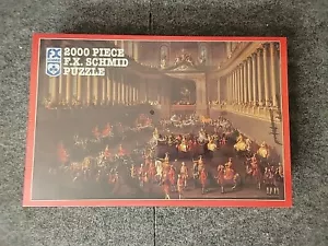 BRAND NEW Sealed 2000 Piece WINTER RIDING SCHOOL VIENNA A HOF Puzzle FX SCHMID - Picture 1 of 10