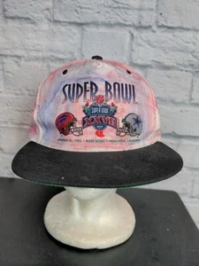 Cappello Vintage Dallas Cowboys 1993 Super Bowl Personalizzato Rosa XXVIII Nuova Era #12 - Foto 1 di 7